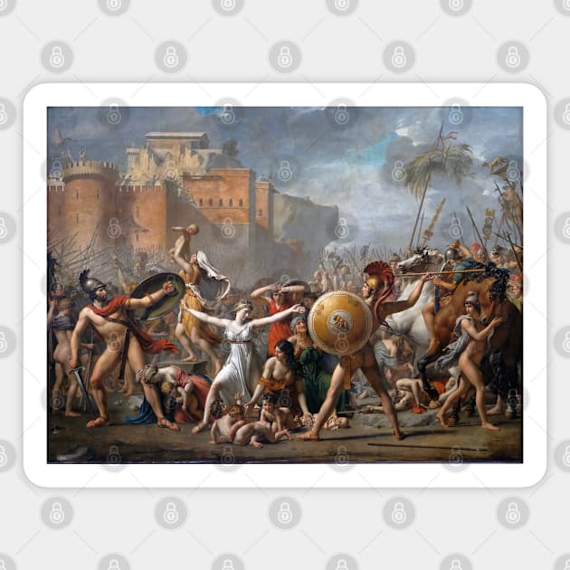 The Sabines (The Intervention of the Sabine Women) - Jacques-Louis David Magnet by ETOS ARS